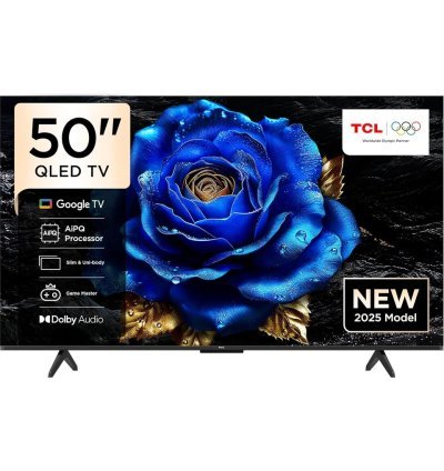 TCL 50T6C 50" 127 Ekran Uydu Alıcılı 4K Ultra HD Google QLED TV
