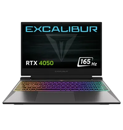 CASPER Excalibur i7-13620H 32GB 1TB SSD 6GB RTX4050 105W 165Hz 15.6" Dos Gaming Laptop G870.1362-DFA0X-C